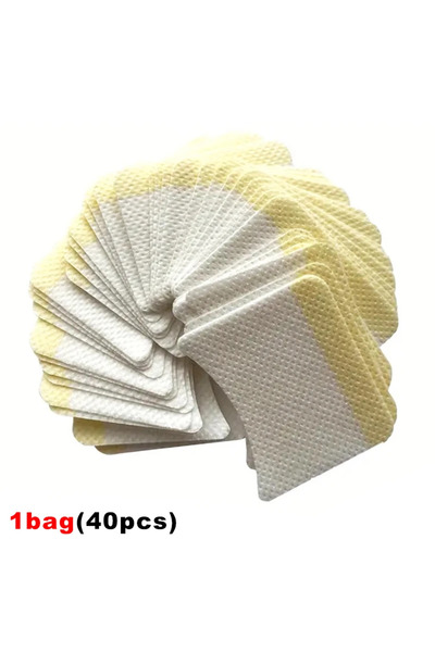 Choice 40 قطعة - أبيض 200/40 قطعة من لاصقات الرموش القطنية للاستخدام مرة واحدة لإزالة الرموش تحت العين