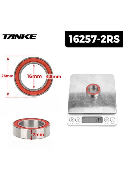 Choice 16257-2RS 2pcs Bicycle hub NBK bearing Palin 16257 or 6902 or 6804 or 6903 2RS Sealed Bearing Repair