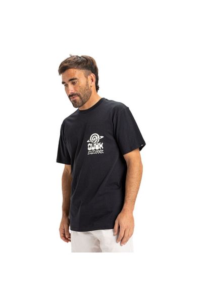 Quiksilver Home Cosmic Vibrations Men's Black T-Shirt Men's T-Shirt Eqyzt08053