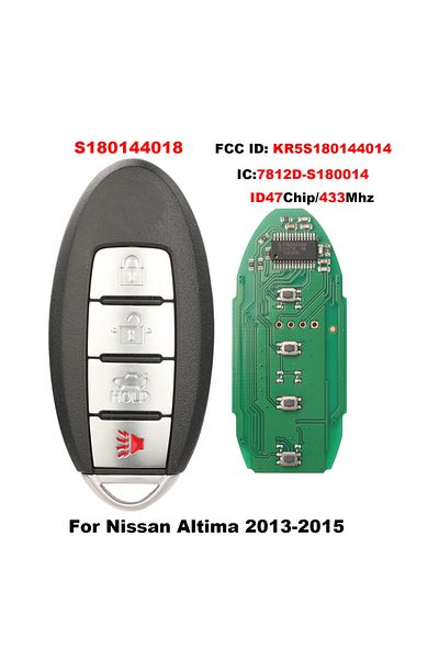 Choice FULL KEY 1pieces jingyuqin KR5S180144014 S180144018 For Nissan Altima 2013 2014 2015 Remote Car Key