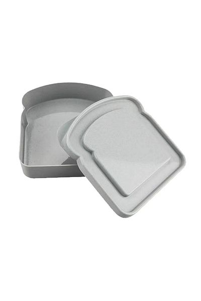 Choice grey Sandwich Holder Lunchbox Bakery Boxes Bamboo Fiber Portable Lunch Box Loaf Bread Sandwich Conta