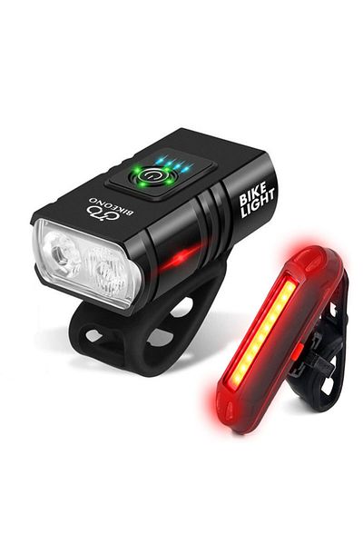 Choice T6 LED Tail light Bicycle Light T6 LED Front USB Rechargeable MTB Mountain Bicycle Lamp 1000LM Bike