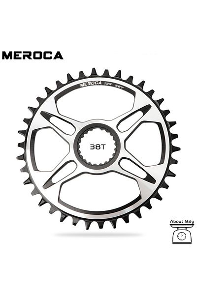 Choice 38T MEROCA Chainring 0mm Offset MTB Narrow Wide Bicycle Chainwheel for Deore Xt M7100 M8100 M9100 fo