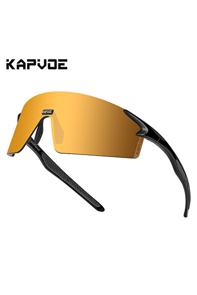 KAPVOE نظارة شمسية لركوب الدراجات من Kapvoe بعدسة واحدة 03، للرجال، نظارات رك...