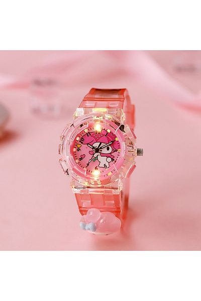 Choice1 MyMelody Sanrio luminescence Cinnamoro Kuromi 3D Pattern Child Wrist Watch Cute Watch Cartoon Christ
