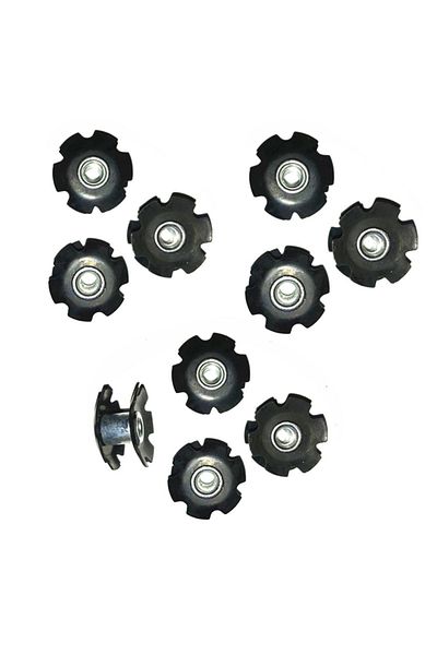 Choice black 10pcs/Lot Mountain Bike Fangled Nut for Front Fork Mount Core Fastening Bolts Bicycle Parts St