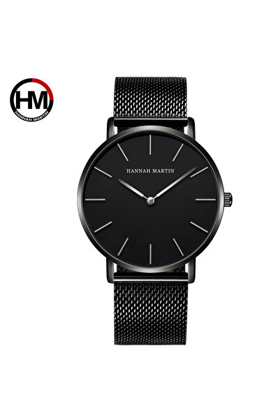 Choice ساعة هانا مارتن CH02-WYH رجالية كوارتز للأعمال، حركة يابانية أصلية، ست...