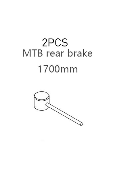 Choice MTB Rear brake-1.7M 2Pcs Bike Shift Cable Brake Wire For MTB Road Bike Brake Inner Cable Front Rear