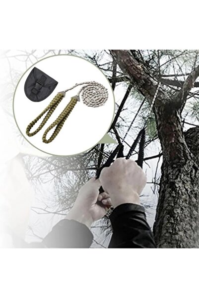 Choice Black Manual Mini Chainsaw Umbrella Rope Handle Garden Logging Convenient Chain Saw Outdoor Survival