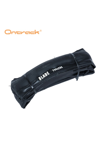 Choice 700c 28C BLACK Ontrack Kevlar Folded Tire Road 700X28C Blade 60Tpi Ski...