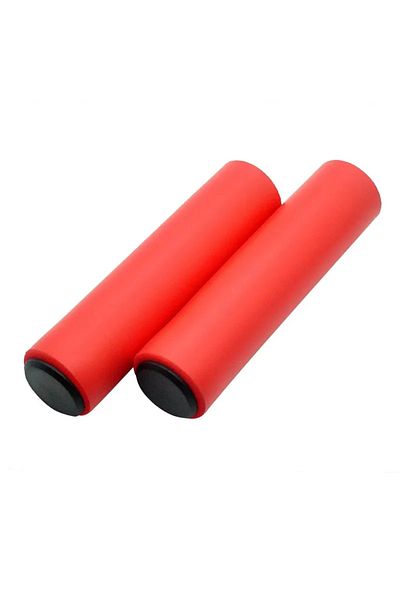 Choice 02 red 1 pair bicycle grips super light silicone non-slip shock absorptiontype Road handle bike bicy