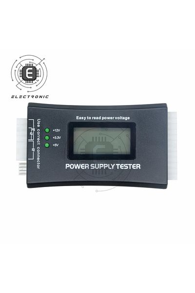 Choice Multi-Function PSU Tester with LCD Screen - 20/24-Pin ATX, BTX, ITX, SATA HDD Power Supply & Powe...