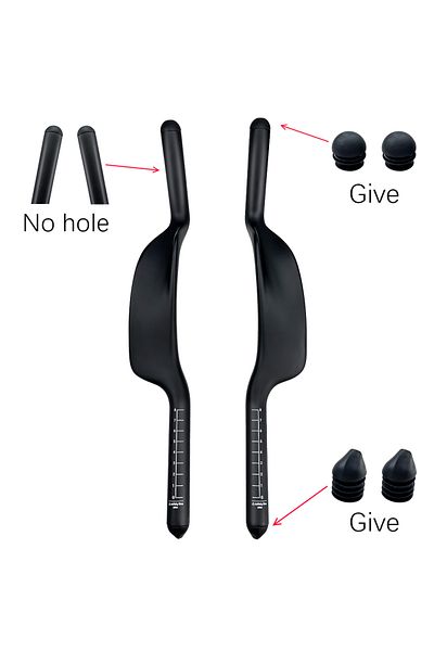 Choice No With holes BALUGOE Road Fixed Gear bike Triathlon Time Trial Carbon Bicycle Extended TT Rest Hand