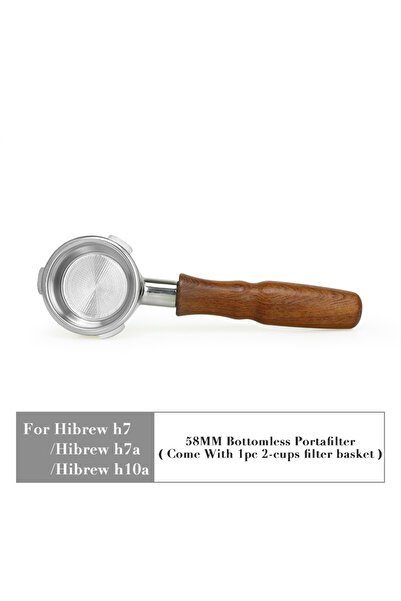 Choice18 Red Wood F Hibrew h10a Espresso Bottomless Portafilter 58mm For Hibr...