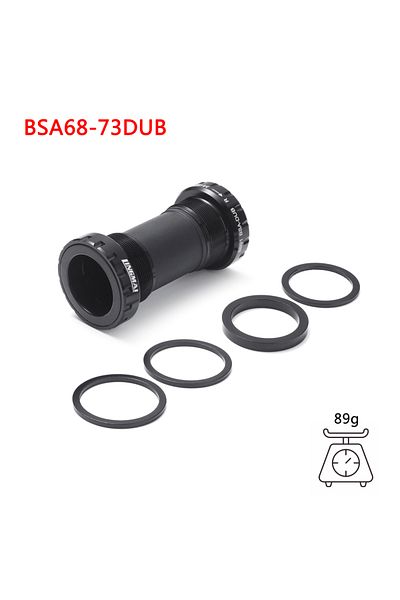 LINGMAI B-BSA-DUB(68 73MM) Bicycle Bottom Bracket Ceramic Bearing BB T47 Thread 68mm 73mm 86.5mm Bsa 68mm 7
