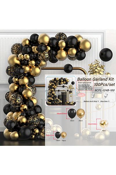 Choice 9cfl-124b-100 9cfl-124b-100 Balloon Arch Kit, Birthday Decoration, Anniversary, Performance,celebrat
