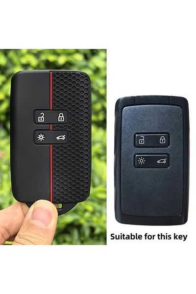 Choice Red Silicone Car Key Cover For Renault Captur Koleos Kadjar Arkana Megane Dacia Duster Sandero Stepw