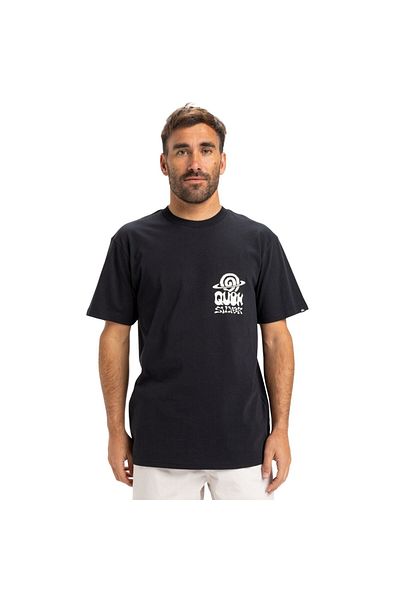 Quiksilver Home Cosmic Vibrations Men's Black T-Shirt Men's T-Shirt Eqyzt08053