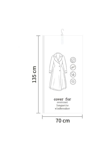 Choice 135x70CM Hanging Vacuum Bags Space Saver Bags for Clothes Compression Storage Bags Closet Organizer