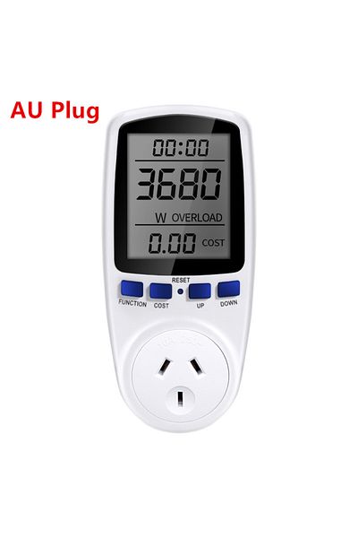 Choice AU Plug Digital Voltage Wattmeter Power Meter 110/250V Consumption Watt Energy KWh Socket EU/US/UK /