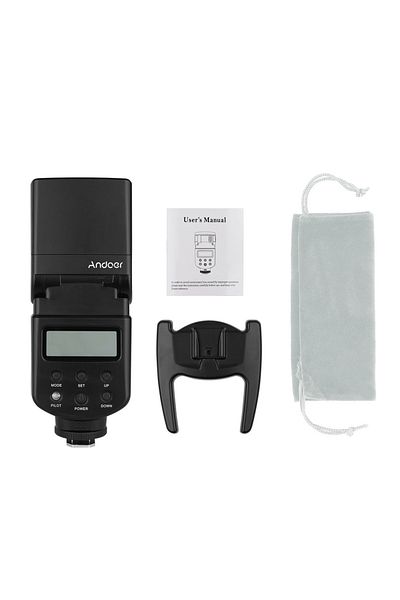 Choice GN40 Flash Andoer Flash Speedlite GN40 Adjustable LED Fill Light On-camera Flash With Bracket Replac
