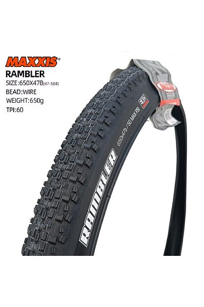 Maxxis Wire 650X47B WIRE GRAVEL RAMBLER GMTB BICYCLE TIRE OF BIKE TYRE 700X40C 700X45C 40/45-622 650X47B 47