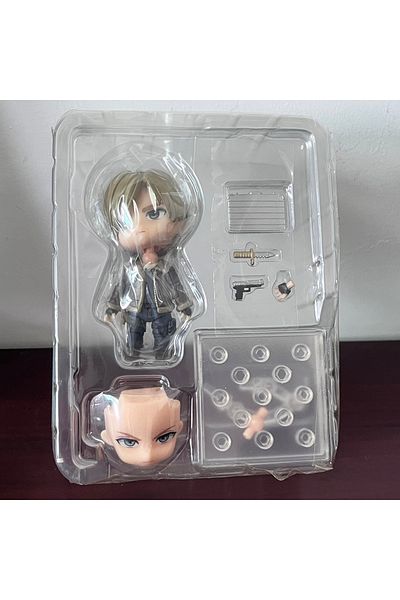 BANDAI no box Anime 2337 Resident Evil 4 Action Figure Leon S. Kennedy Figure Handmade Decoration Model Toy