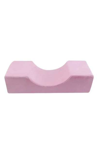 choice2 وسادة رموش احترافية من الفلانيل الوردي لدعم الرقبة ووسادة رموش ناعمة من إسفنج الذاكرة لتطعيم الرموش