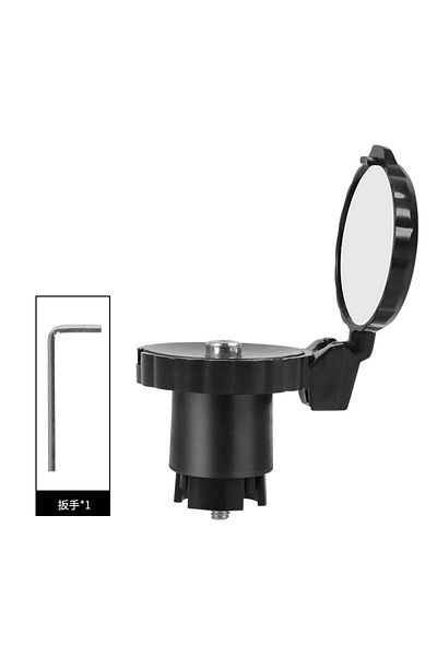 Choice 1pcs A 1/2pcs Bicycle Rearview Mirror Adjustable Rotate Cycling Handlebar Led Warning Light Rear Vie