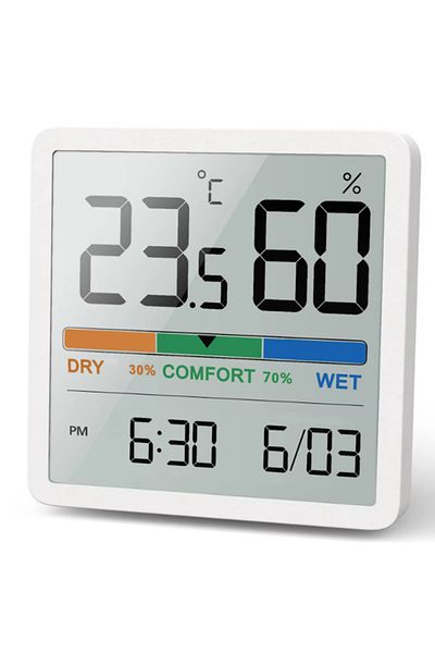 Choice White 2025 New Digital Home Indoor Temperature Humidity Meter Lcd Digital Thermometer Hygrometer Sen