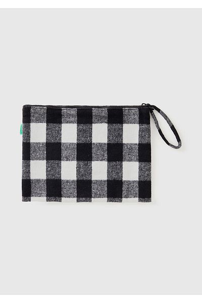 United Colors of Benetton Unisex Red Plaid Wallet