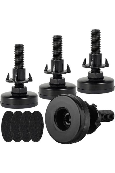 Choice 4Pcs 4Pcs Furniture Levelers Metal Adjustable Bolt Chair Feet Leveling Floor Protector Pad for Cabin