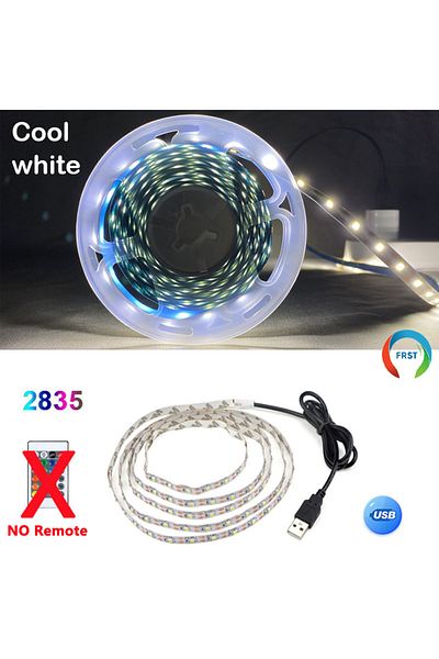 Choice 5M White DC 5V USB LED Strips 2835 5050 White Warm White RGB Tira LED Strip Light TV Background Ligh