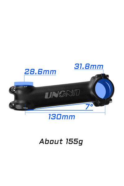 Choice 7 degree 130mm UNO Ultra Light Bike Stem 7 17 Degree MTB Road Bike Adjustable Handlebar 60/70/80/90/
