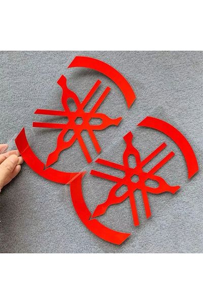 Maisto B4 red New Car Reflective Stickers Suitable for Yamahaas Motorcycle Body Helmet Modification Decals