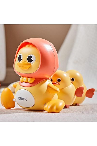 Choice1 3PCS Baby Crawling Toys Musical Duck Walking Toys Early Learning Interactive Crawling Toy Night Ligh