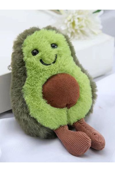 Choice Green A Cute Avocado Pet Plush Toy, Suitable For Daily Companionship Of Small And Medium-sized Dogs