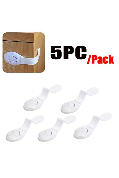 Choice 5 Pcs 10pcs Child Safety Cabinet Lock Baby Proof Security Protector Drawer Door Cabinet Lock Plastic