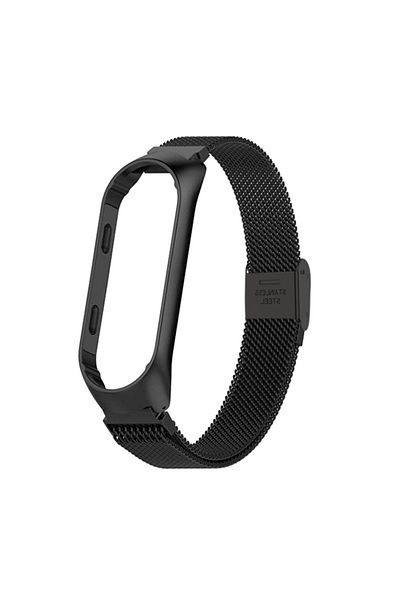 Choice black Smart Watch Strap For Xiaomi Mi Band 6 5 4 3 Watchbands Gold Sliver For Miband 6 5 4 Stainless