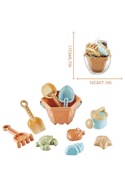 Choice 10PCS Baby Beach Toys Children Outdoor Summer Sand Play Set Infants Digging SandPlastic Shovels Buck