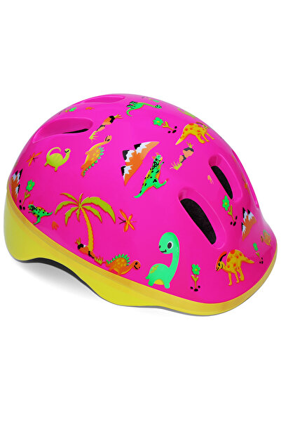 Choice خوذة دراجة/لوح تزلج من ديناصور وورلد، حمراء، قابلة للتعديل، للأطفال ال...