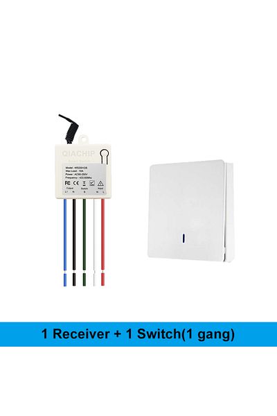 Choice 1R 1W 433Mhz Smart Light Switch LED Push Button Switch Universal Wireless Remote Control AC90~250V 1