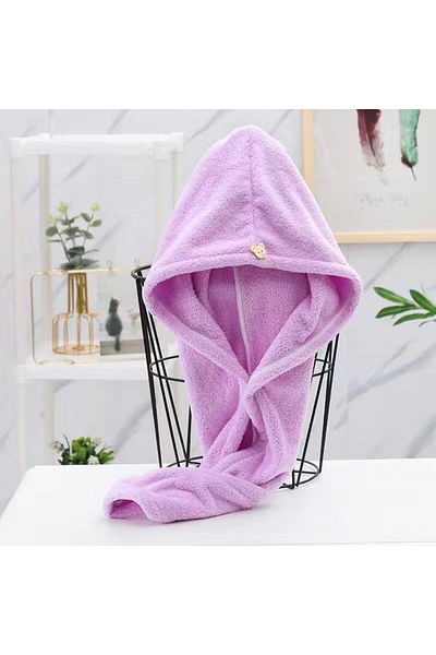 Choice 1pc purple 10Pcs Quick Dry Hair Quick Drying Microfiber Towels Bathroom Bathroom Accessories Nursing