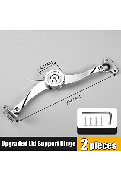 Choice قطعتان من مفصلات دعم غطاء الإيقاف العشوائي المطورة لباب خزانة المطبخ/ا...