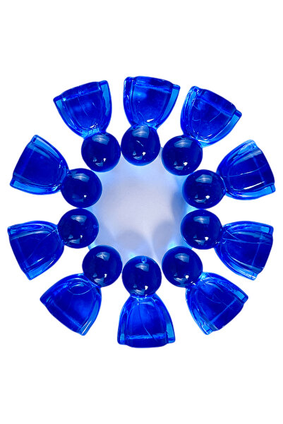 choice2 blue 10pc Pawn/ Chess 24mm Plastic Game Pieces for Board Game Accesso...