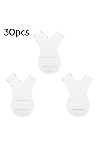 Choice 30pcs Transparent 30pcs Y Lash Lift Tool Y Shape Eyelash Brush Lash Lift Brush Silicone Grafting Eye