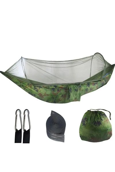 Choice Camouflage Outdoor Camping Hammock With Mosquito Net Lightweight Hanging Hammocks High Strength Para