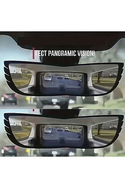 Choice black Convex Rear Mirror Reduce Blind Spots Wide Angle Car Rearview Rear View Mirror