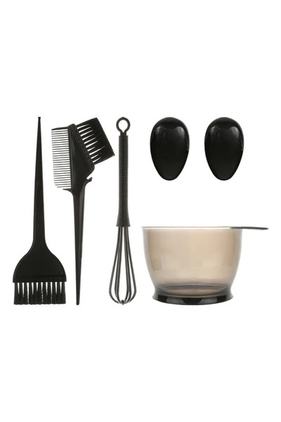 Choice مجموعة صبغ الشعر السوداء المكونة من 5 قطع، أدوات صبغ الشعر، إكسسوارات ...