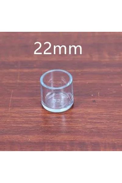 Choice 22mm 16Pcs Chair Leg Caps Rubber Feet Protector Pads Non-slip Transparent Table Covers Plugs Furnitu